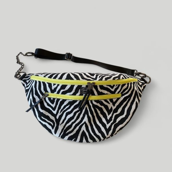 3-ZEBRA SLIM LIME ZIPPER