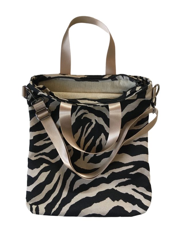 7 - TOTE BAG ZEBRA BEIGE