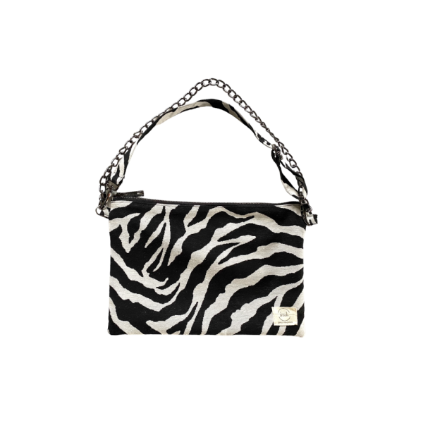 9 - ΤΣΑΝΤΑΚΙ ΩΜΟΥ ZEBRA WHITE