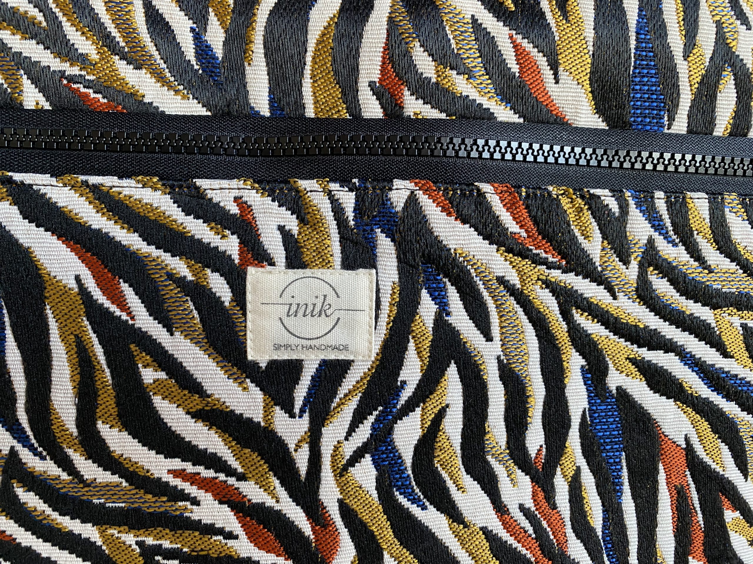 Mike Inik Tote Bag Zebra Color
