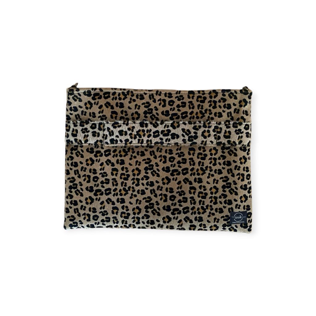 Leopard φάκελος με καφέ και μαύρες αποχρώσεις
